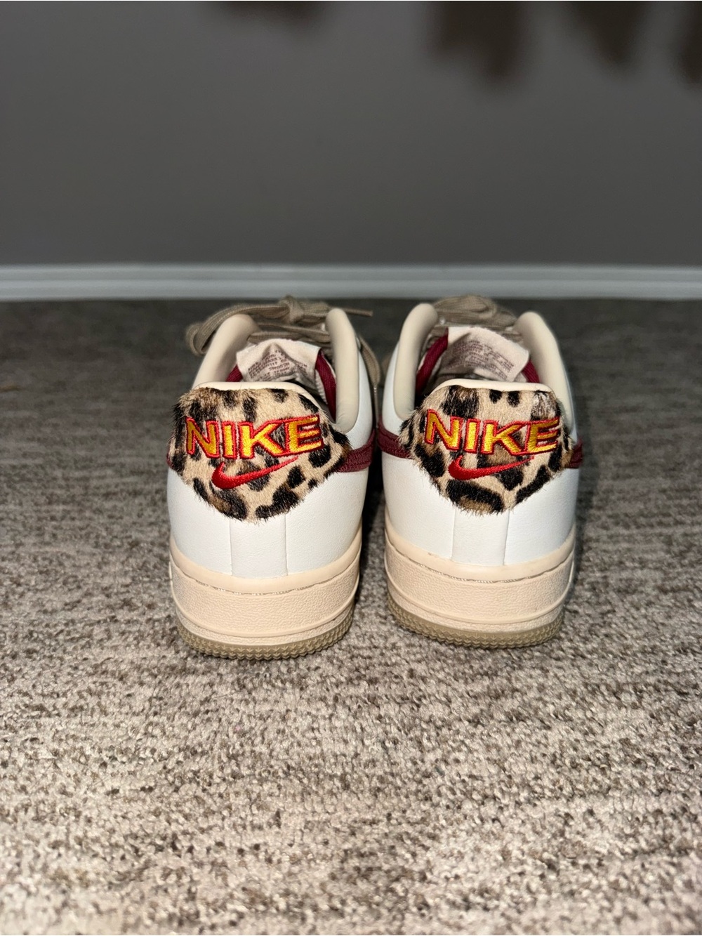 NIKE WOMEN'S AIR FORCE 1 '07 PEARL WHITE / TEAM RED - PEARL WHITE - WHITE / 7